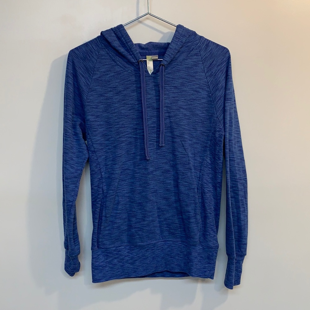 Green tea brand blue hoodie size S
